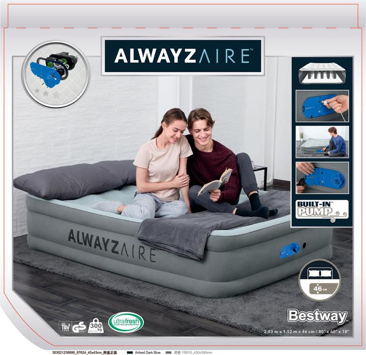 Image du produit Bestway AlwayzAire Queen (150 x 200 cm)