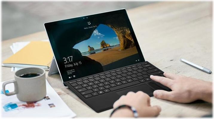Produktbild Microsoft Surface Pro Type Cover mit Fingerprint (CH, Surface Pro (2017), Surface Pro 4, Surface Pro 3)