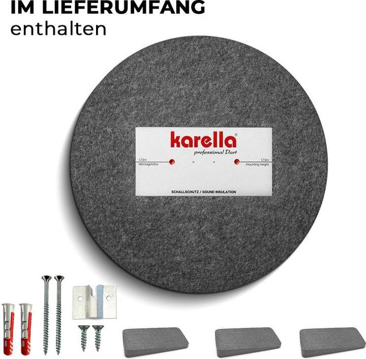 Image du produit Karella Schallschutz für Steeldartboards Compact 45 cm