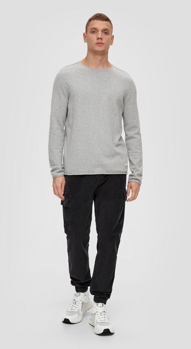 Immagine prodotto s.Oliver Strickpullover Leichter Strickpullover mit Rollsaum (XXL)