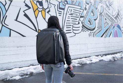 Actual product image Wandrd Transit 45L Travel Backpack Black (Camera backpack, 45 l)
