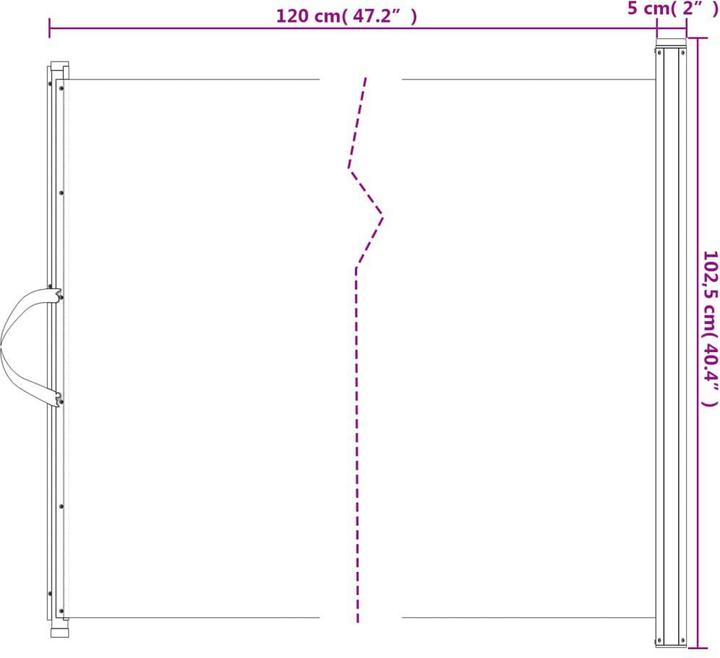 Actual product image vidaXL einziehbares Haustiergitter