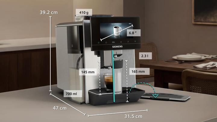 Actual product image Siemens EQ900 plus