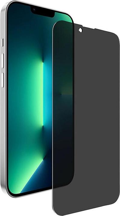 Produktbild Deltalabs Privacy Panzer Glas Displayschutzfolie Full-Screen (1 Stk., Apple iPhone 13 Pro Max)