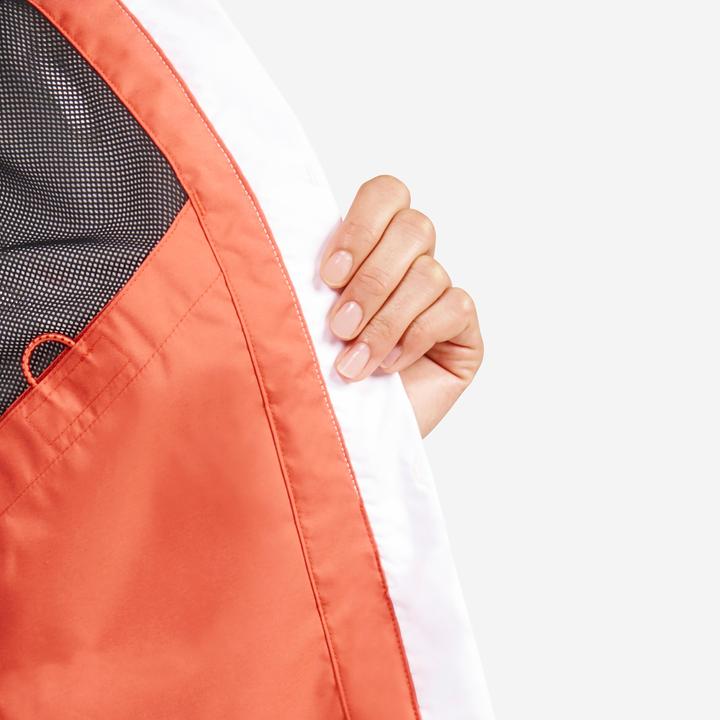 Actual product image Tribord Regenjacke Segeln Damen wasserdicht 100 weiss/orange (S)