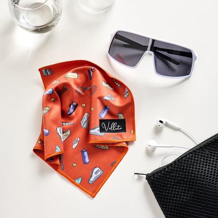 Image du produit Velluto - Tennis Brillenputztuch, Arancia