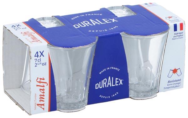 Produktbild Duralex 4er-Pack Amalfi-Gläser (0.07 l, 4x)