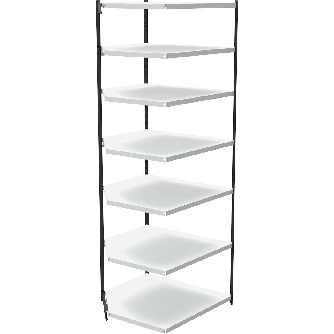 kaiserkraft, Kellerregal, Büro-Regalsystem, ohne Rückwand