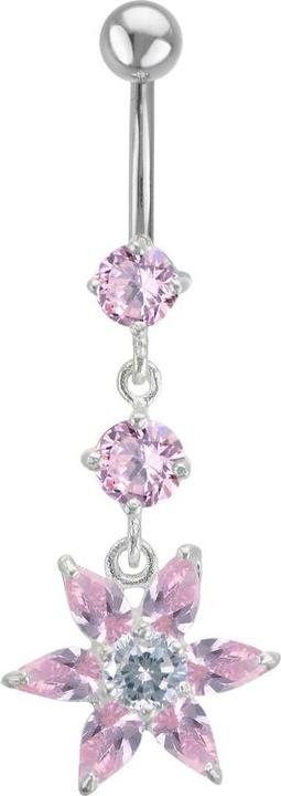 Image du produit Bijouteria Piercing nombril (Acier inoxydable, Zircone, Argent 925)