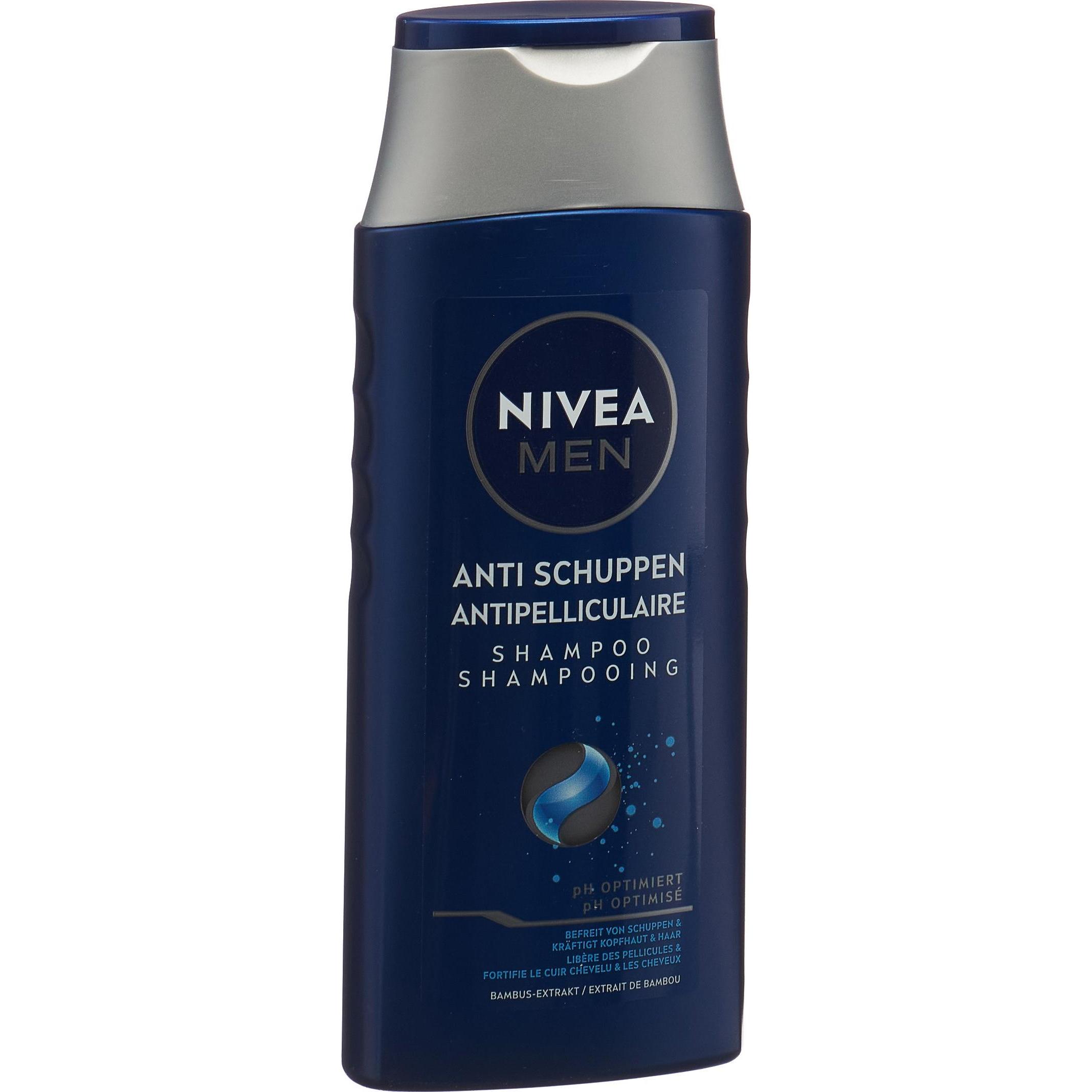 NIVEA MEN, Shampoo, Anti-Schuppen pH-Optimal (250 ml, Shampoo liquido)