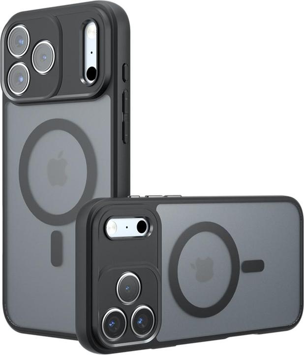 Techsuit - PureFrost MagSafe - iPhone 17 Pro - Frosted Black (Apple iPhone 17 Pro)