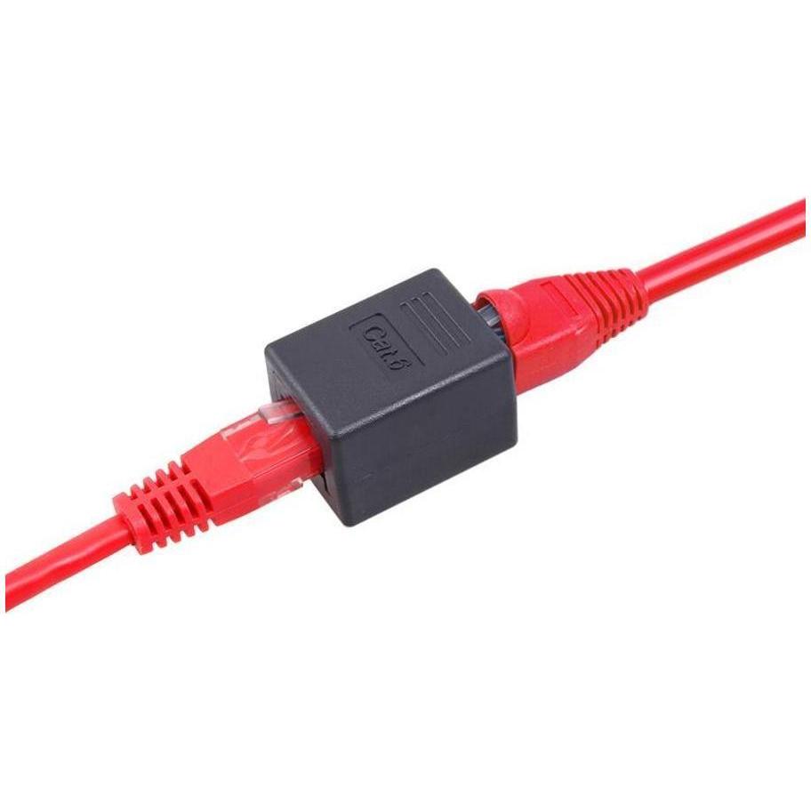 Thumbnail - Maclean Łącznik RJ45 Cat6 gniazdo-gniazdo (MCTV-811) (RJ45 (1x)), Netzwerkadapter, Schwarz