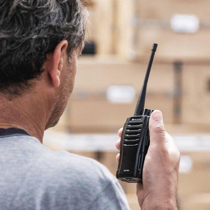 Productafbeelding Midland G10 Pro PMR 4-delige kluskoffer C1107.S2 PMR-portofoon Set van 4 stuks (10 km)