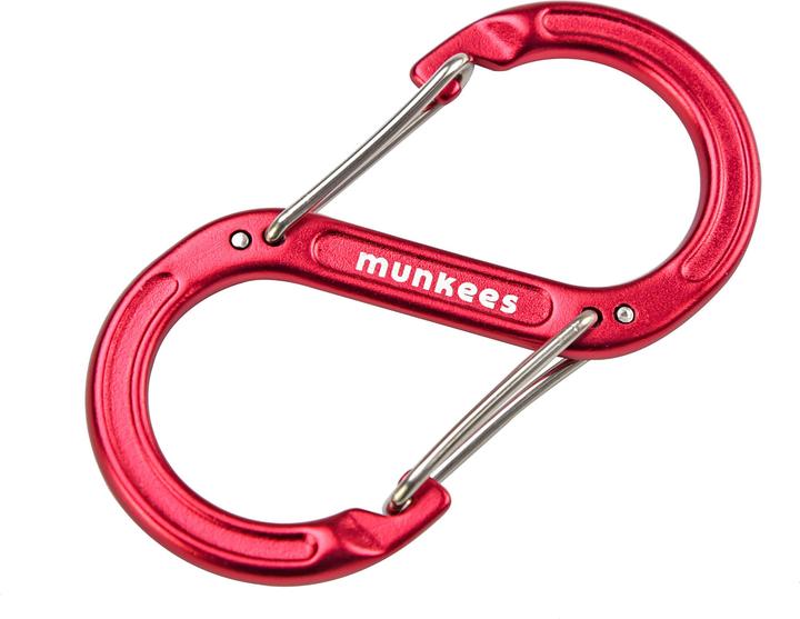 Actual product image Munkees S-Form-Karabiner mit Drahtschnapper