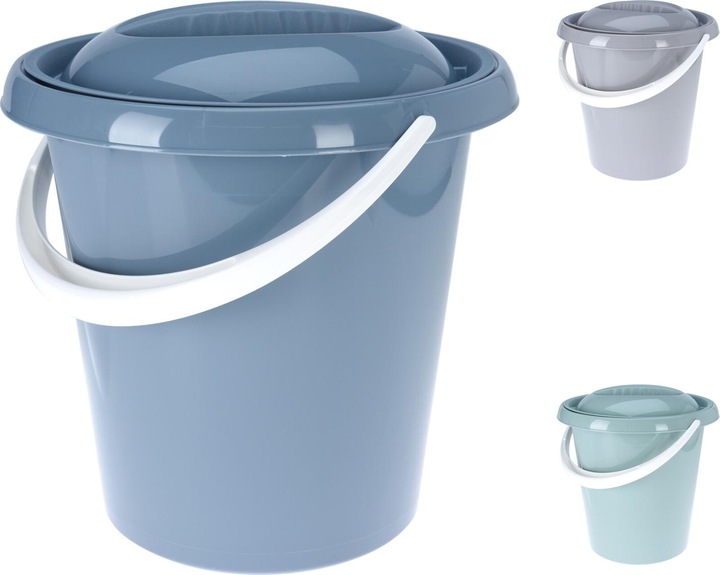 Produktbild Mojawo Windeleimer Abfalleimer Mülleimer Mülltonne Eimer Deckel 12 Liter