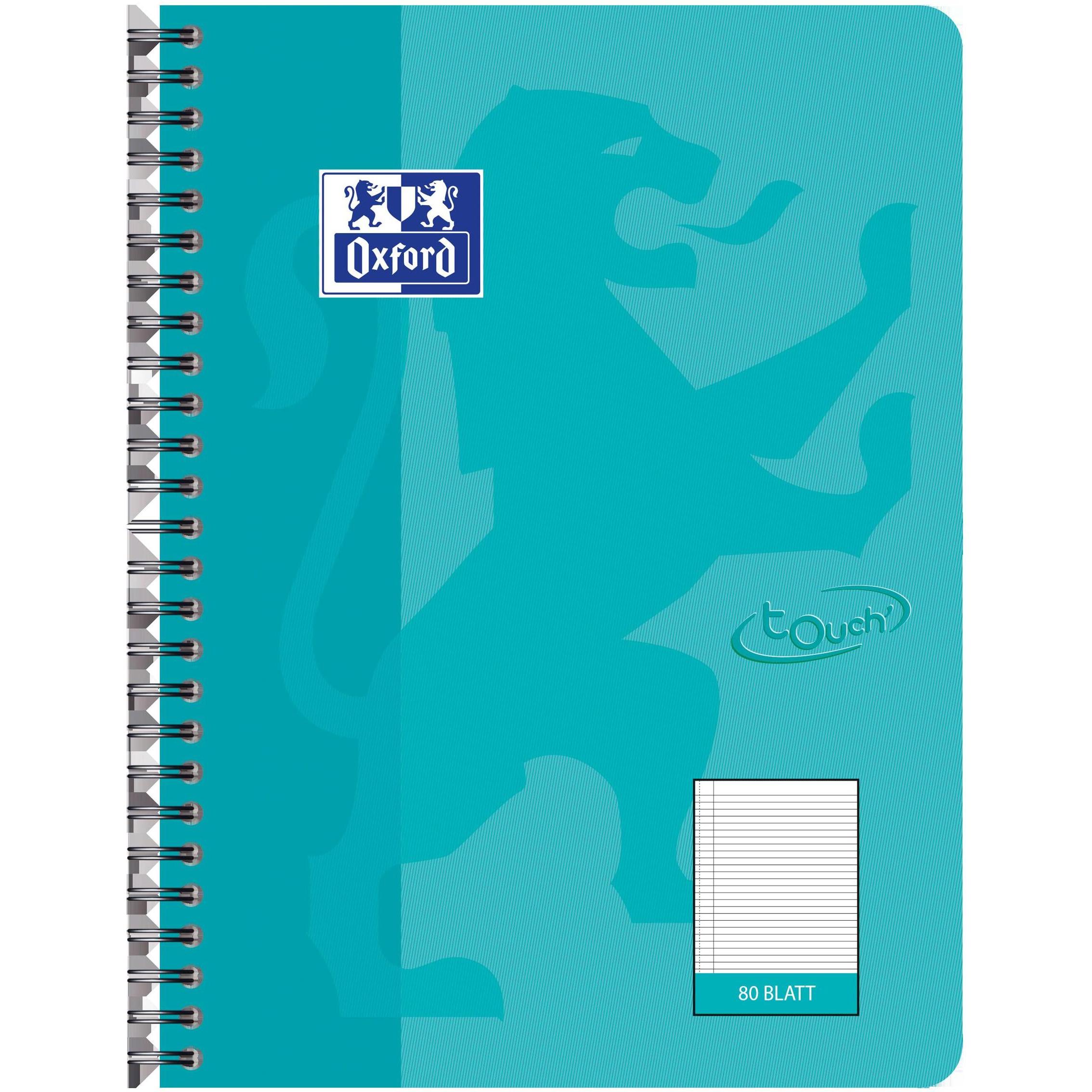 Oxford, Quaderni + Bloc Notes, Quaderno Universitario "Touch", B5 (B5, Quadretti)