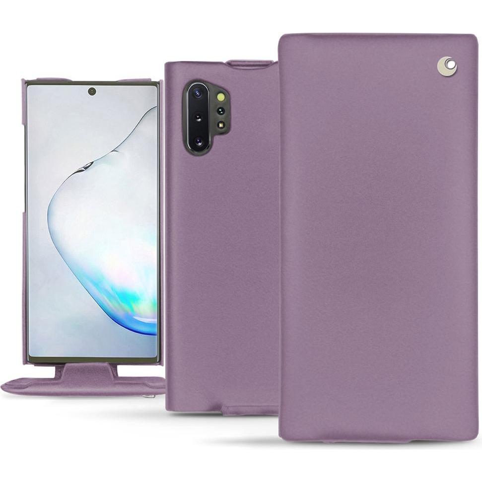 Noreve Lederschutzhülle vertikal (Samsung Galaxy Note 10+), Smartphone Hülle, Violett