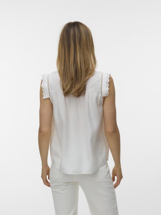 Immagine prodotto Vero Moda Bluse mit kurzen Ärmeln und V-Ausschnitt (S)
