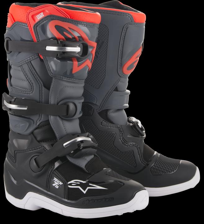 Nero Grigio scuro Rosso Fluo