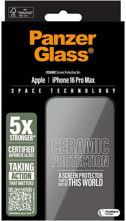 Image du produit PanzerGlass Protection en céramique (1 pcs, Apple iPhone 16 Pro Max)