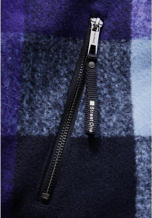 Actual product image Street One Geruite damesjas, Deep Lilac, 38 (38)