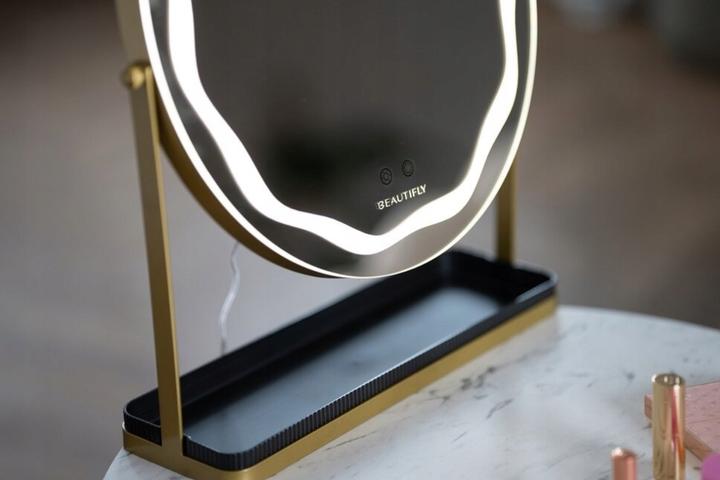 Productafbeelding Beautifly Ronde LED make-up spiegel