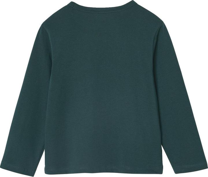 Actual product image Vertbaudet Mädchen Shirt mit Metallic-Print und Recycling-Baumwolle (140)