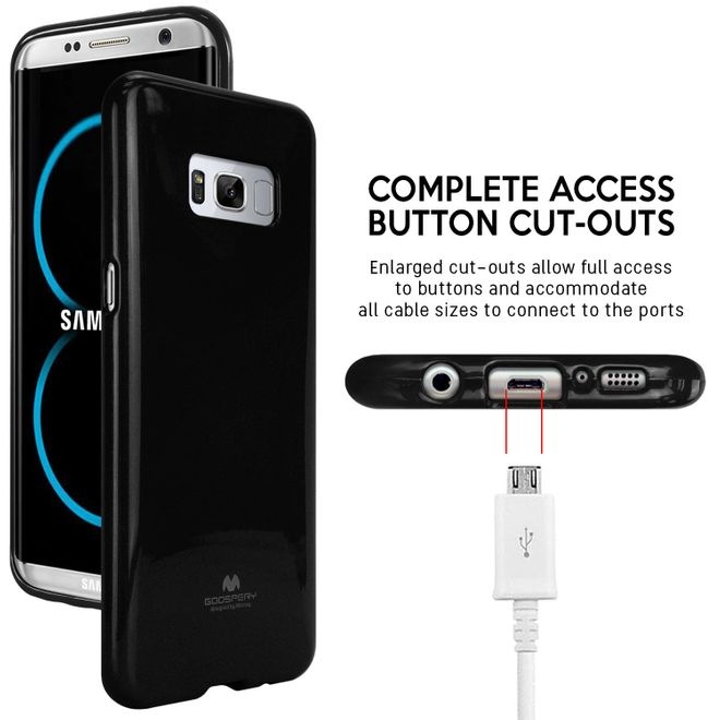 Actual product image Goospery Pearl Jelly Series (Samsung Galaxy S8+)