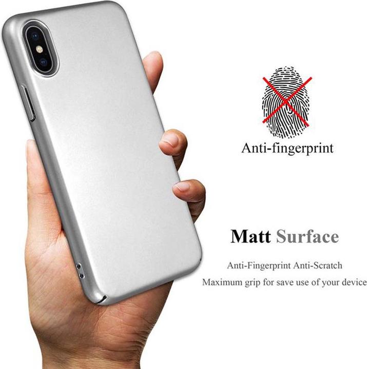 Produktbild Cadorabo Hard Cover Matt Metall Cover (Apple iPhone X)