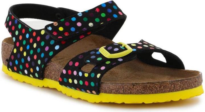 Actual product image Birkenstock Colorado Rivet Logo Digital Dots Schwarze Jr Sandalen (33)