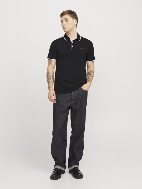 Actual product image Jack & Jones Single-coloured polo collar polo shirt Poloshirt (XL)