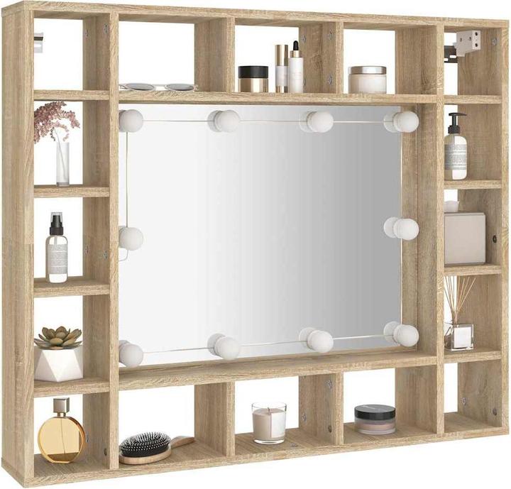 Produktbild vidaXL Spiegelschrank (91 x 15 x 76.50 cm)