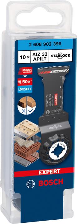 Produktbild Bosch Professional Zubehör EXPERT MultiMax AIZ 32 APILT Blatt für Multifunktionswerkzeuge, 10-tlg.