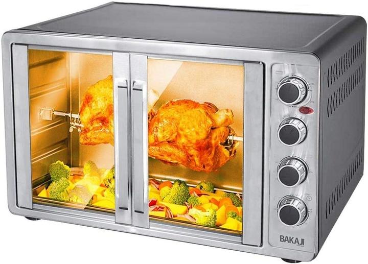 Image du produit Bakaji Four électrique à convection avec air pulsé, 2200 W, 4 modes de cuisson, minuterie et accessoires