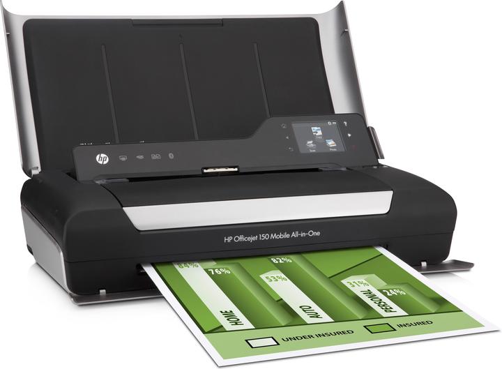 Produktbild HP OfficeJet 150 Mobildrucker eAll-in-One (Tintenpatrone, Farbe)