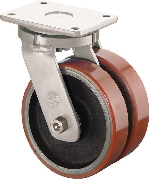 Produktbild BS Rollen Schwere Transportgeräterolle Rad-Ø 150 mm Tragfähigkeit 1600 kg Gusspolyurethan 175 mm 140 mm