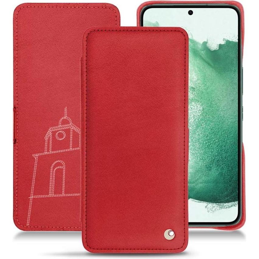 Thumbnail - Noreve Lederschutzhülle horizontal (Samsung Galaxy S22+ 5G), Smartphone Hülle, Rot