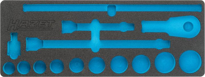 Actual product image HAZET 2C soft foam insert 163-396L