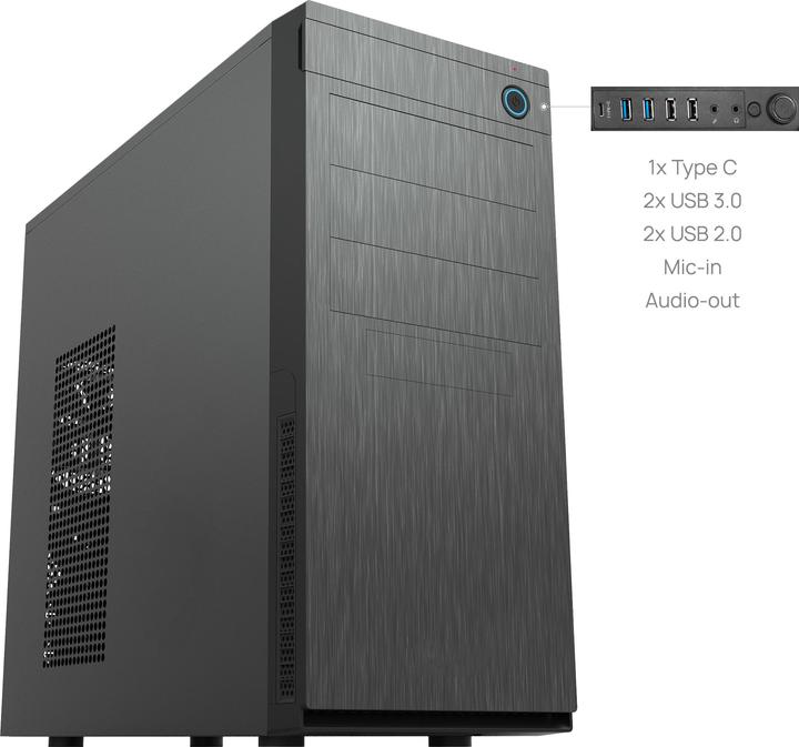 Actual product image Chieftec HC-10B-OP (ATX, mATX, Mini-ITX)