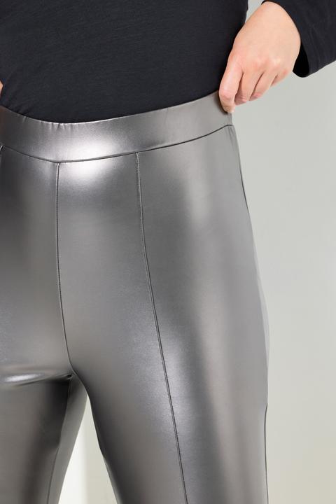 Image du produit Ulla Popken Legging en similicuir, jambes slim et taille élastique (62, 64)