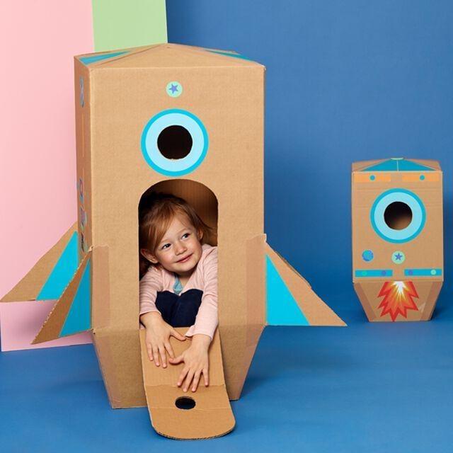 Produktbild CreaDiva Badala Stickerbogen - Rakete