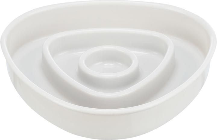 Trixie Slow Feeding, Schüssel, für Katze, grau, Kunststoff (0.35 l)