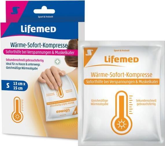 Lifemed Compresse Instantanée Chauffante 15 x 13 cm blanc (1 x, 1950 ml)