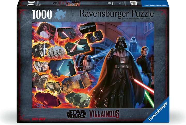 Ravensburger Puzzel 12000267 - Darth Vader - 1000 stukjes Star Wars Schurkenpuzzel voor volwassenen (1000 onderdelen)