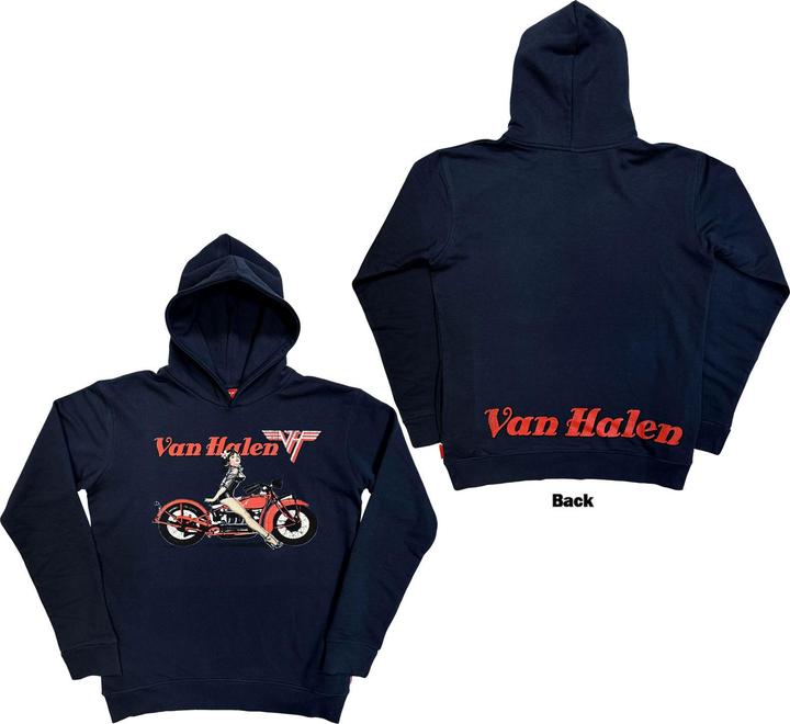 Image du produit Van Halen Pinup Motorcycle Pockets (Hoodie) (M)