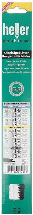 Immagine prodotto Heller Set di lame da sega 5 pezzi 274