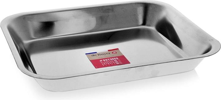 de Buyer RECHTECKIGE FLEISCHPLATTE TIEF 30X25X4.3CM