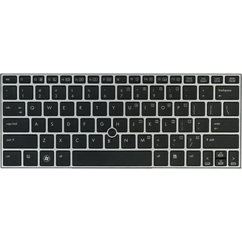 HP Keyboard (EUROPEAN), Notebook Ersatzteile, Schwarz