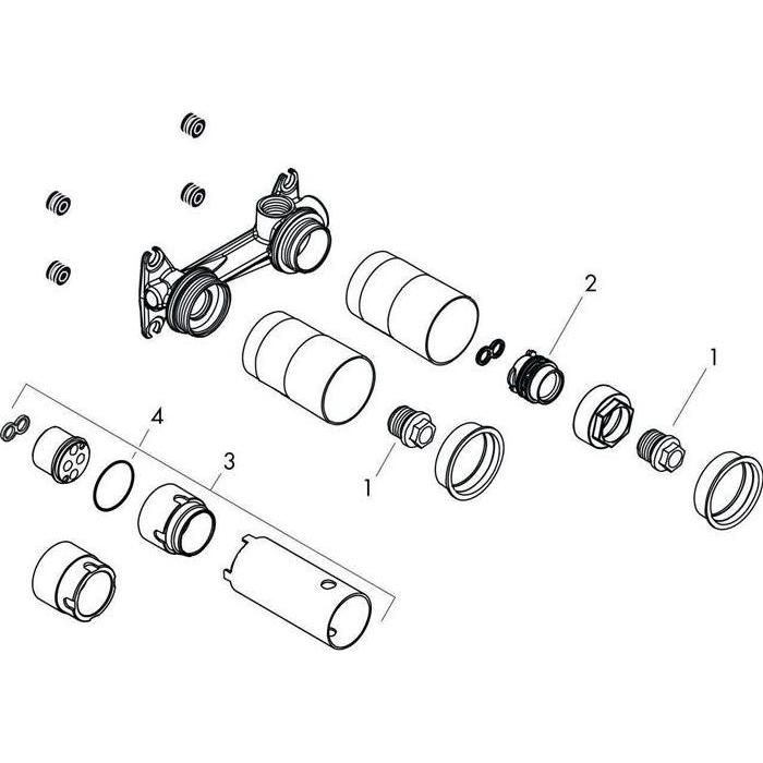 Thumbnail - hansgrohe, Badarmatur, Grundkörper