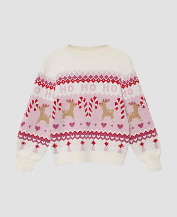 Produktbild s.Oliver Strickpullover Strickpullover mit Weihnachtsmotiven (98)